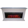 Каминокомплект Interflame Тайлер белый с очагом FreeSpace 50 LED FX QZ