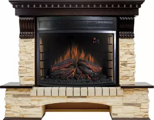Каминокомплект Royal Flame Pierre Luxe сланец c очагом Dioramic 28 LED FX
