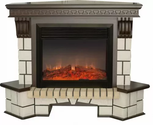 Каминокомплект RealFlame Stone Corner new 26 с очагом Moonblaze Deluxe