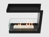 Встроенный биокамин Lux Fire Торцевой 755 М