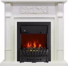 Каминокомплект Royal Flame Venice фактурный белый c очагом Aspen Black