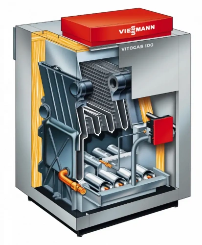 Напольный газовый котел Viessmann Vitogas 100-F GS1D881 35 кВт