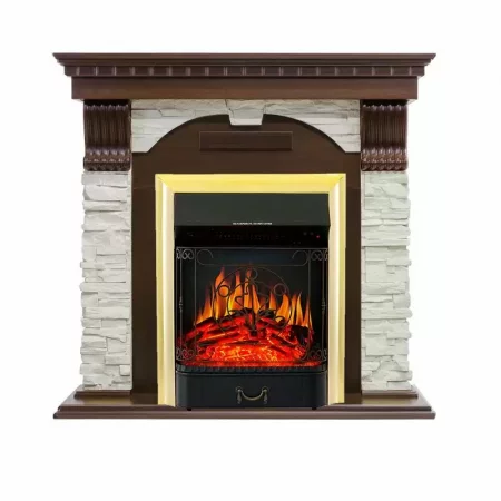 Каминокомплект Royal Flame Dublin с очагом Majestic FX Brass
