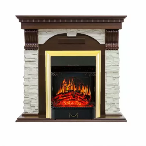 Каминокомплект Royal Flame Dublin с очагом Majestic FX Brass