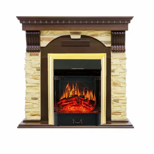 Каминокомплект Royal Flame Dublin с очагом Majestic FX Brass