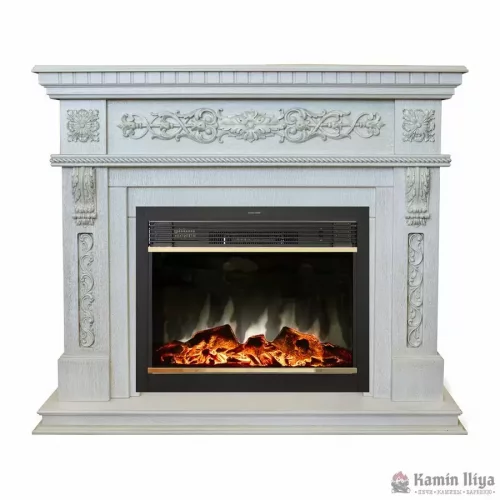 Каминокомплект RealFlame Estella 25,5/26 WT с очагом MoonBlaze LUX Brass