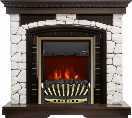 Каминокомплект Royal Flame Glasgow с очагом Aspen Brass