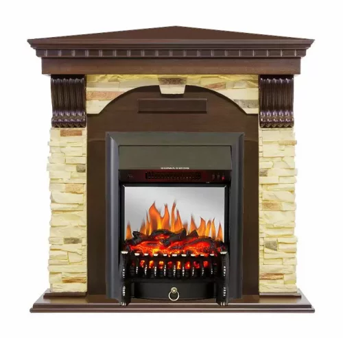 Каминокомплект Royal Flame Dublin угловой с очагом Fobos FX M Black