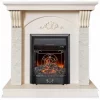 Каминокомплект RealFlame Corfino WT с очагом Majestic Lux Black S