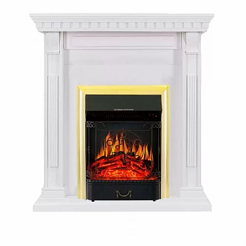Каминокомплект Royal Flame Orlean c очагом Majestic FX Brass