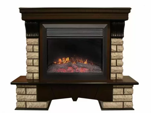 Каминокомплект RealFlame Country Rock 26 с очагом Moonblaze Deluxe
