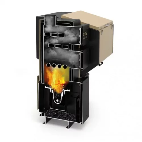 Напольный твердотопливный котел Koloss Auto Compact Duo 65