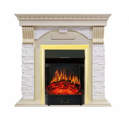 Каминокомплект Royal Flame Dublin с очагом Majestic FX Brass