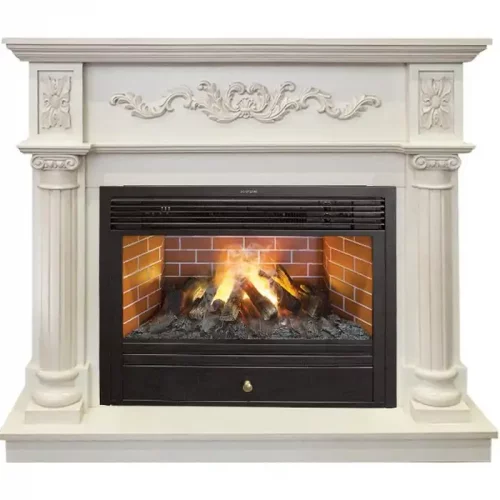 Каминокомплект RealFlame Silvia 26 WT с очагом 3D Novara