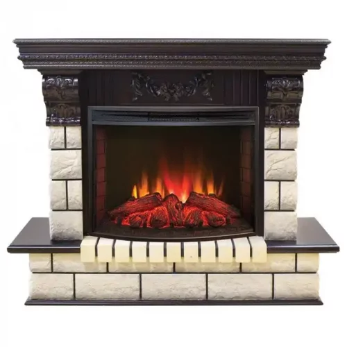 Каминокомплект RealFlame Gracia 25'5/24 AO с очагом Evrika 25,5 LED
