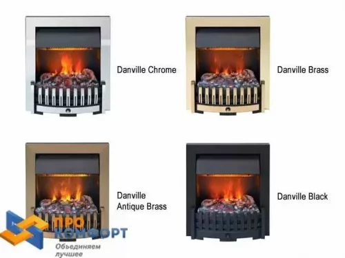 Электрический камин Dimplex Danville Antique Brass FB2