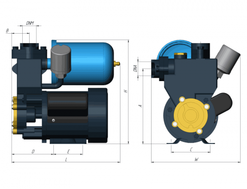 Насосная станция Unipump AUPS 126