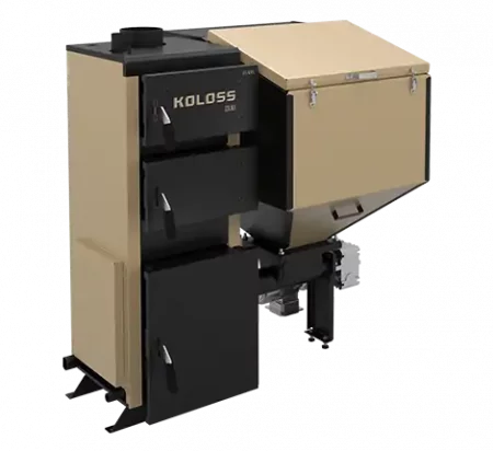 Напольный твердотопливный котел Koloss Auto DUO PLUS 25