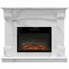 Каминокомплект RealFlame Carolina 25.5/24 WT F512 с очагом Kendal 24