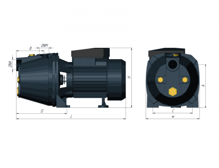 Поверхностный насос Unipump JET 40 S