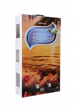 Водонагреватель проточный газовый SuperFlame SF0120 10L Glass
