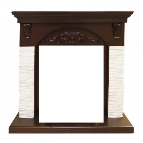Портал Royal Flame Chester сланец мелкий белый