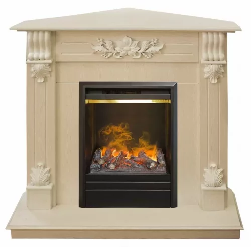 Каминокомплект RealFlame Ottawa Corner STD/EUG WT с очагом 3D Olympic