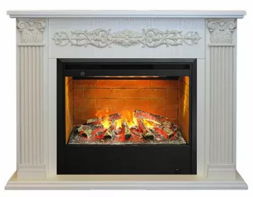 Каминокомплект RealFlame Milton 25,5/26 WT с очагом 3D Helios 26