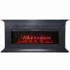 Каминокомплект Interflame Тайлер темный дуб с очагом FreeSpace 50 LED FX QZ