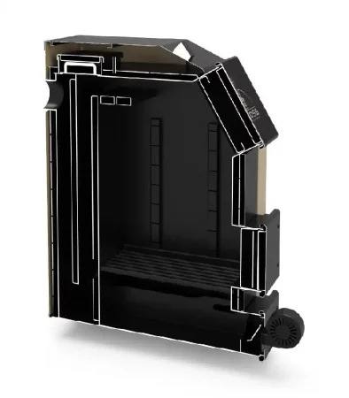 Напольный твердотопливный котел Koloss Ultra Plus 35
