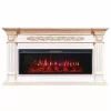 Каминокомплект Interflame Елизавета бежевый с золотой патиной с очагом FreeSpace 50 LED FX QZ