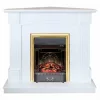 Каминокомплект RealFlame Andrea Corner с очагом Majestic Lux Brass S