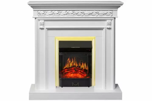 Каминокомплект Royal Flame Valletta c очагом Majestic FX Brass