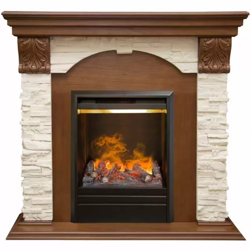 Каминокомплект RealFlame Dublin LUX STD/EUG AO с очагом 3D Olympic