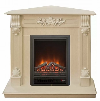 Каминокомплект RealFlame Ottawa corner STD/EUG WT с очагом Eugene