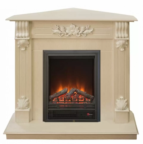 Каминокомплект RealFlame Ottawa corner STD/EUG WT с очагом Eugene