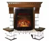 Каминокомплект Interflame Exter угловой под очаг Majestic