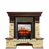 Каминокомплект Royal Flame Pierre Luxe сланец с очагом Fobos FX M Black