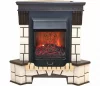 Каминокомплект RealFlame Stone Corner new STD/EUG AO (DN) с очагом Majestic s Lux Black/Brass