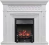 Каминокомплект Royal Flame Alexandria белый дуб c очагом Fobos FX Black