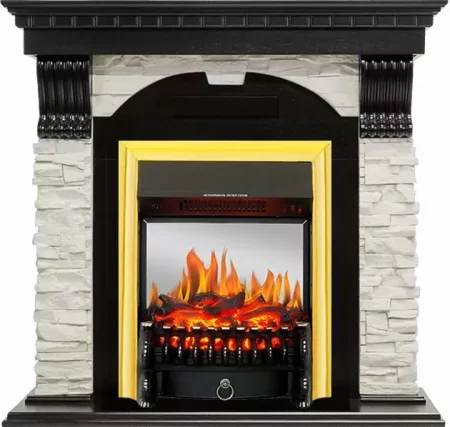 Каминокомплект Royal Flame Dublin с очагом Fobos FX M Brass