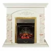 Каминокомплект RealFlame Neapolis WT с очагом Majestic Lux Brass S