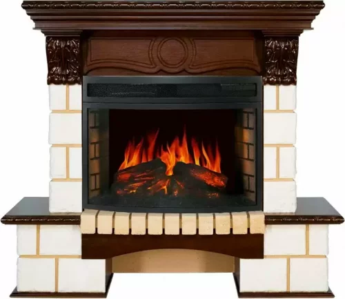 Каминокомплект Royal Flame Pierre Luxe шампань c очагом Dioramic 25 FX