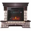 Каминокомплект Interflame Экстер темный дуб с очагом Sirius 30 LED FX Black