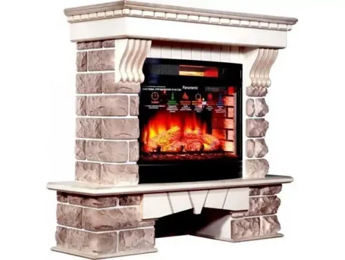 Каминокомплект Interflame Exter Kavkaz под очаг Panoramic 06 25 LED FX QZ