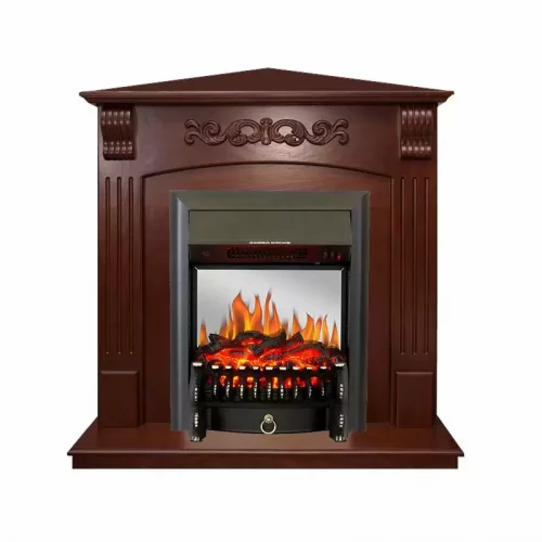 Каминокомплект Royal Flame Sorrento угловой c очагом Fobos FX M Black