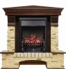 Каминокомплект Royal Flame Pierre Luxe сланец угловой с очагом Fobos FX Black