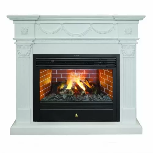 Каминокомплект RealFlame Casablanca 25,5/26 WT с очагом 3D Novara