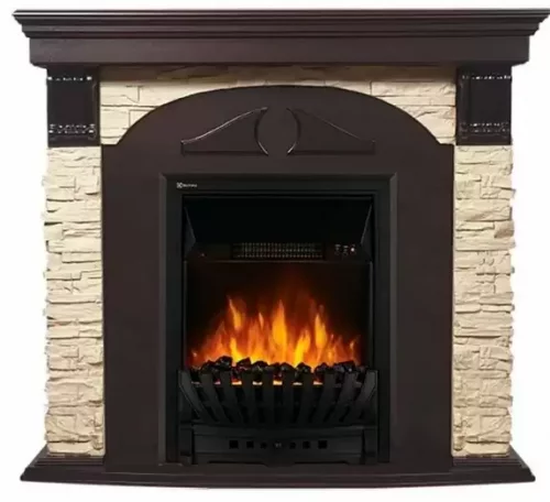 Каминокомплект угловой Electrolux Torre Classic U с очагом Classic EFP/P-1020LS