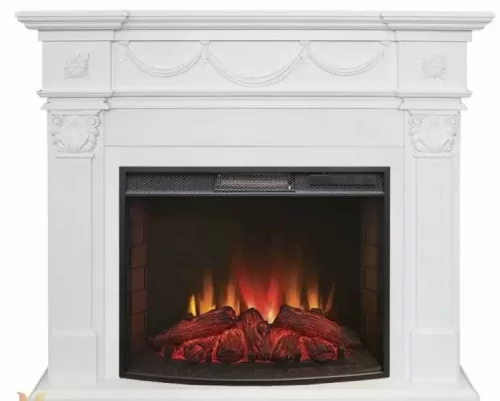 Каминокомплект RealFlame Casablanca 25,5/26 WT с очагом Evrika 25,5 LED